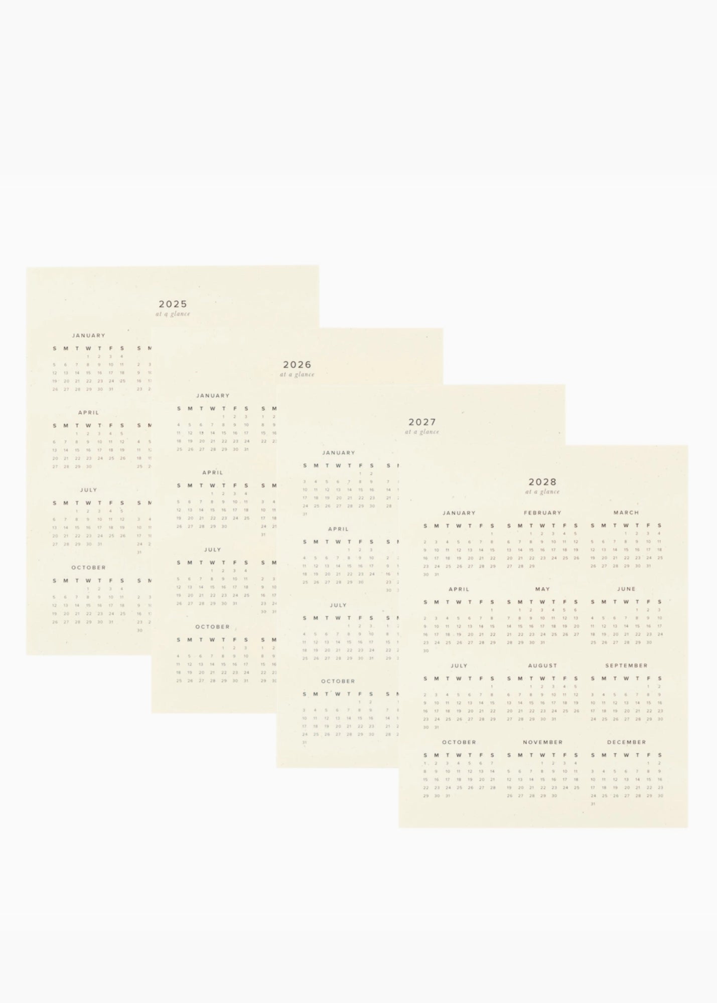 12-Month Undated Spiral Planner Sonora Theme FF Home & Lifestyle
