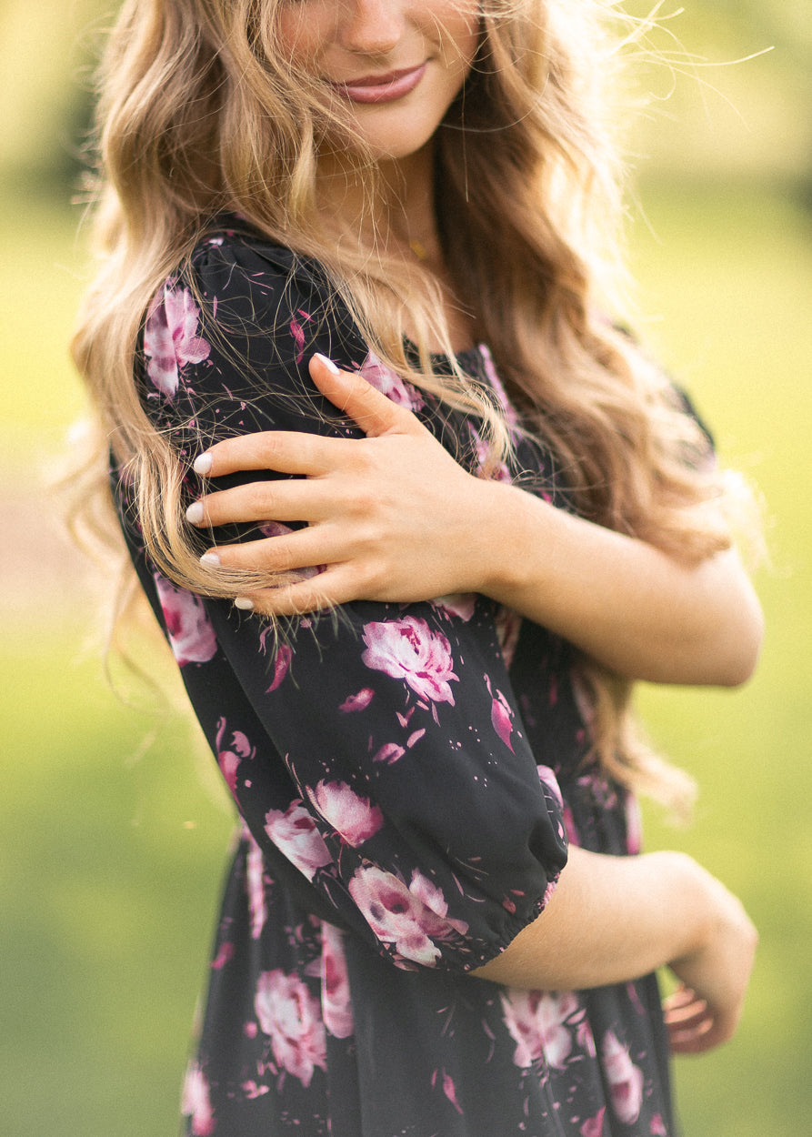 Kayleen Pink Floral Maxi Dress