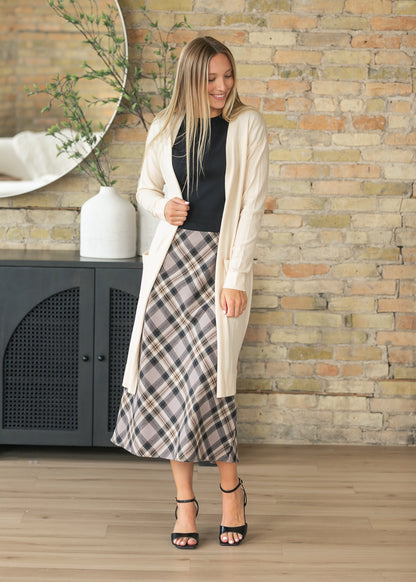 Essential Cream Long + Soft Cardigan