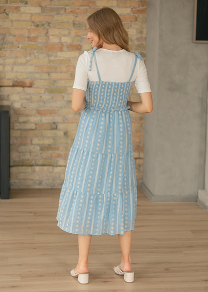 Aubriella Lace Trim Maxi Dress
