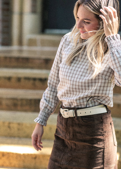 Blake Cinched Sleeve Blouse