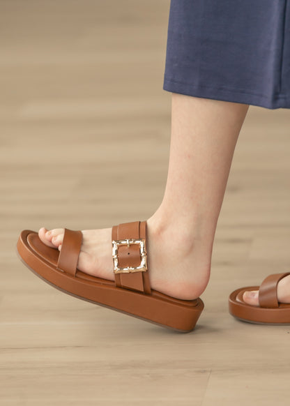 Double Strap Platform Sandals