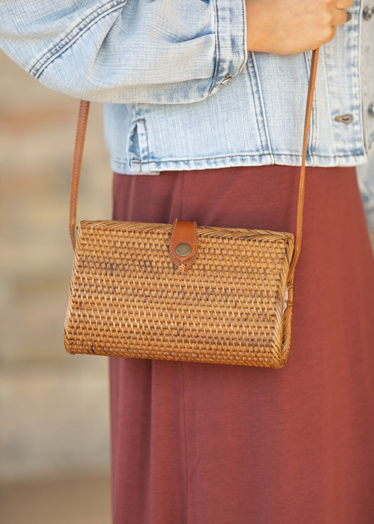 Rattan Bag Crossbody