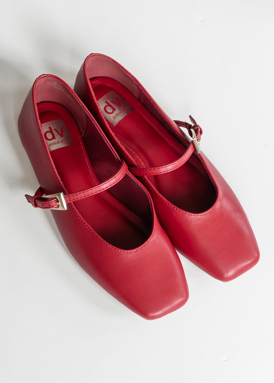 Dolce Vita® Fabes Dark Red Mary Jane Flats