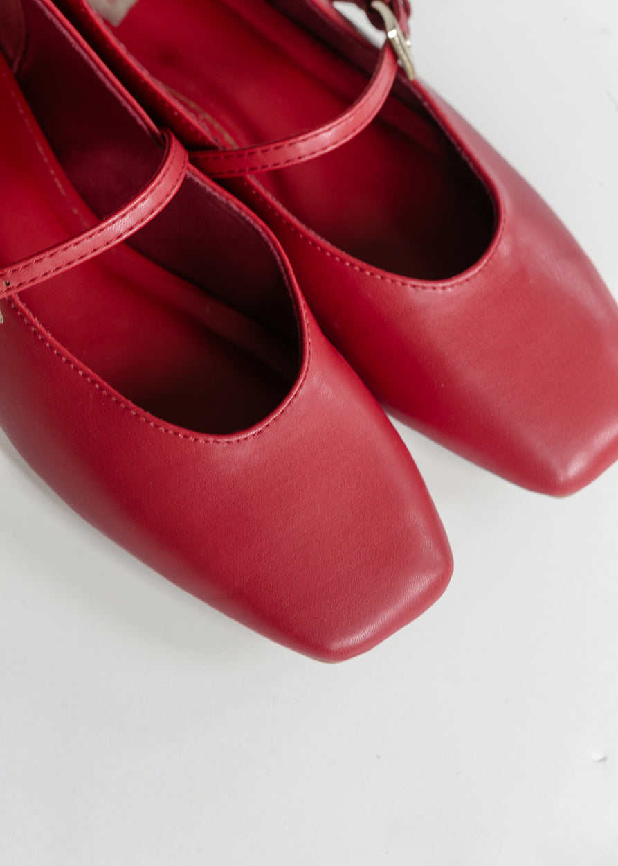 Dolce Vita® Fabes Dark Red Mary Jane Flats