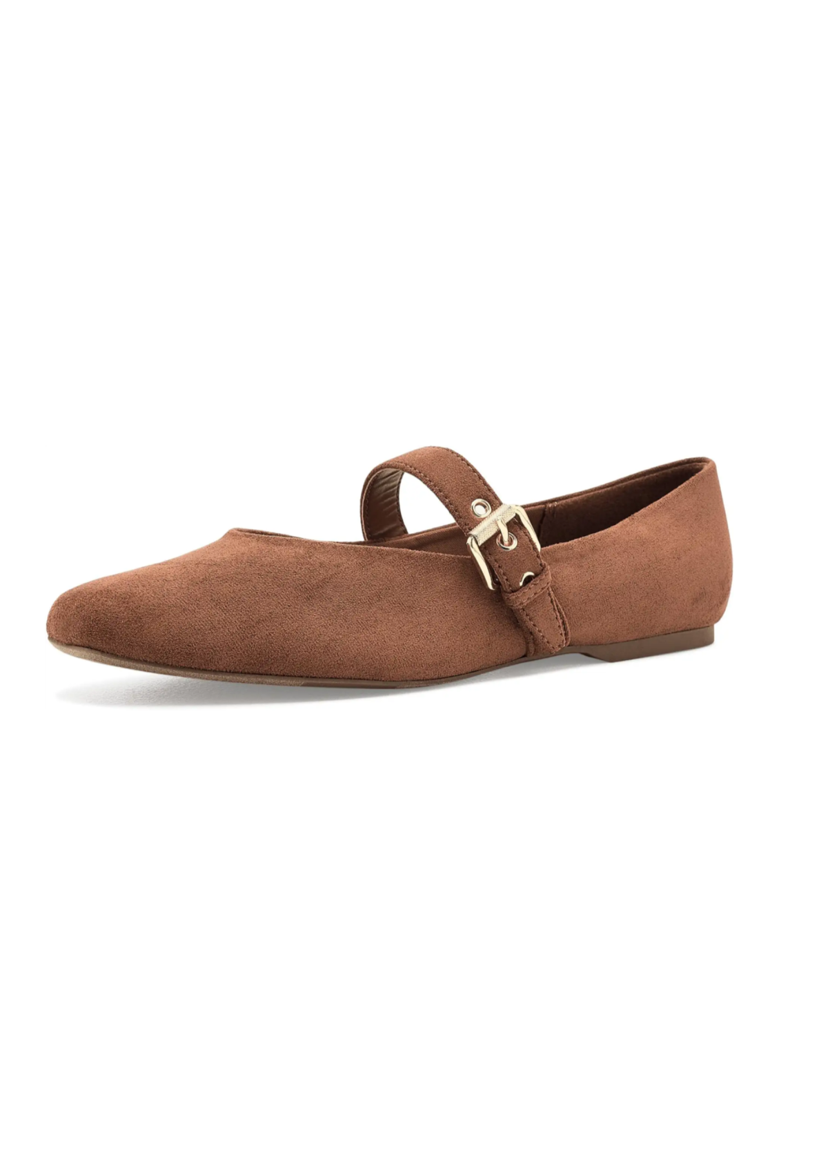 Dolce Vita® Mulaney Chestnut Faux Suede Mary Jane Flats