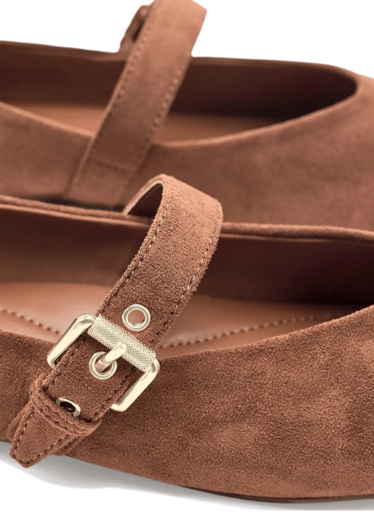 Dolce Vita® Mulaney Chestnut Faux Suede Mary Jane Flats