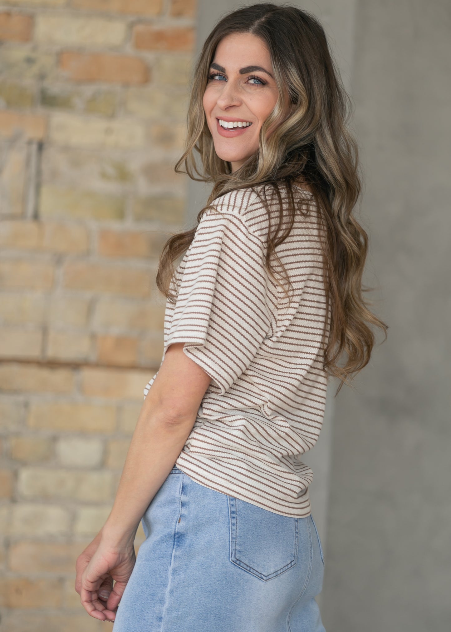 Elora Relaxed Knit Tee
