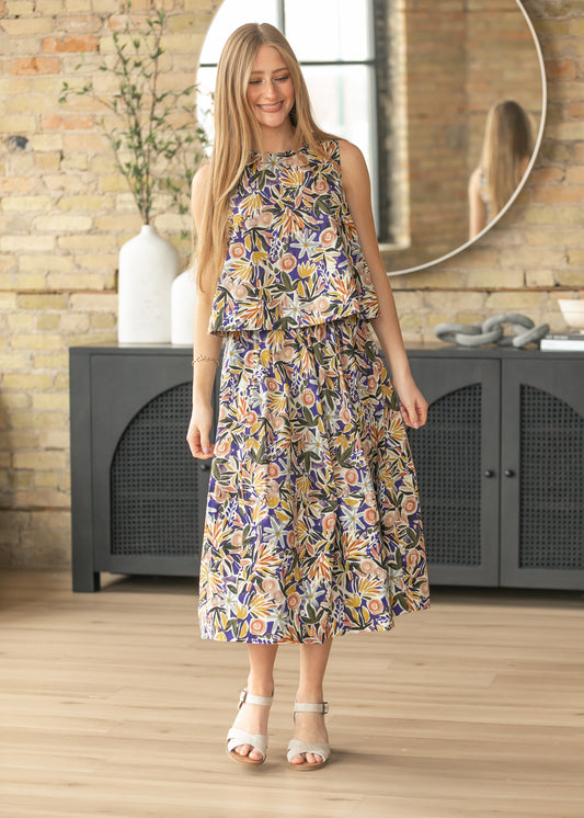 Floral Skirt Set