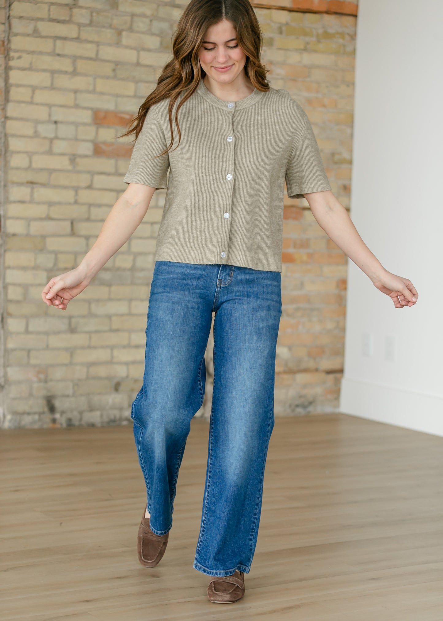 Florence Medium Wash Baggy Jean