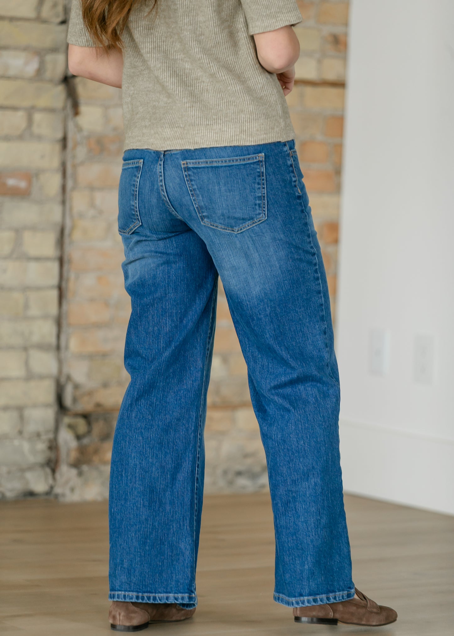 Florence Medium Wash Baggy Jean
