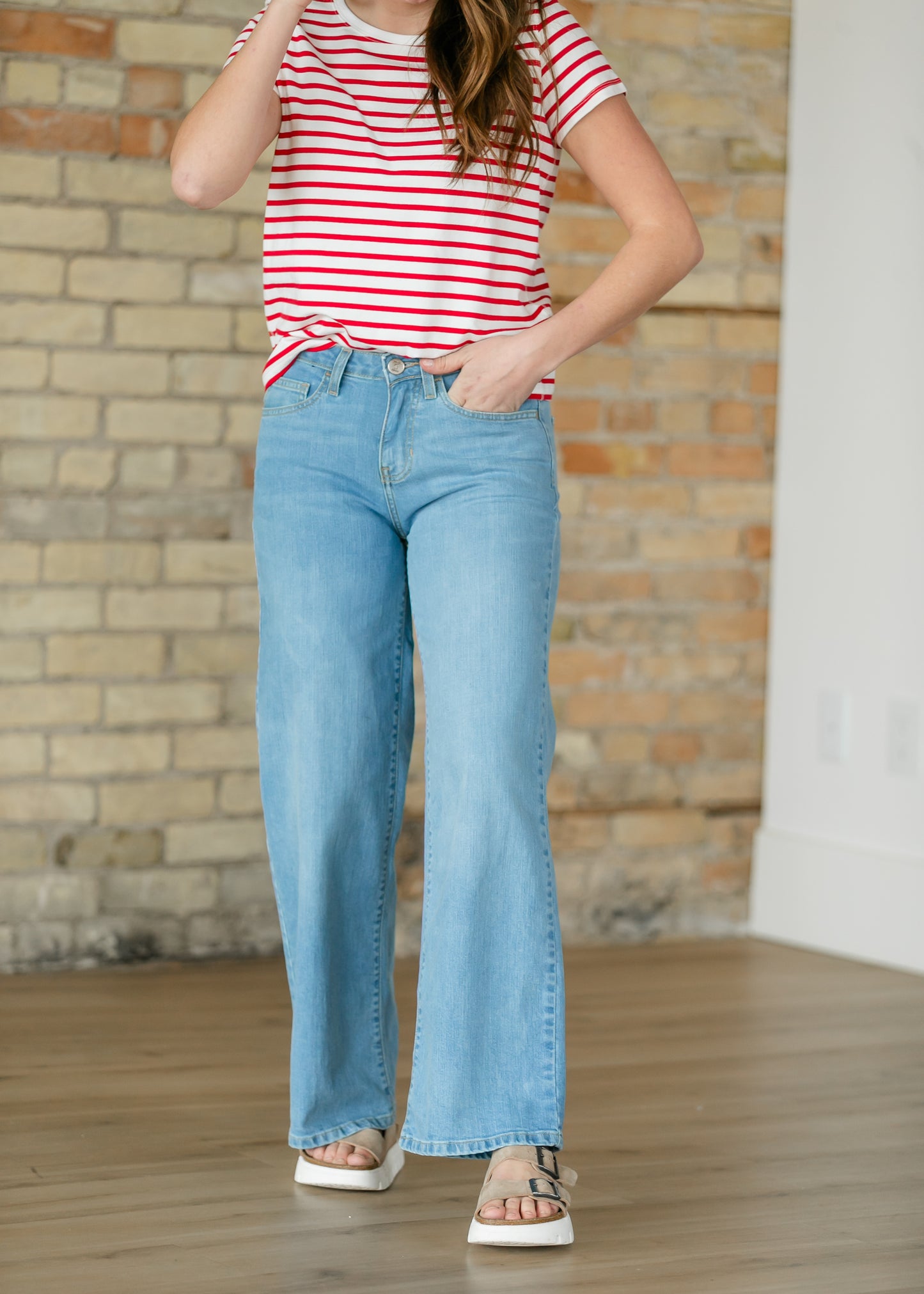 Florence Light Wash Baggy Jean