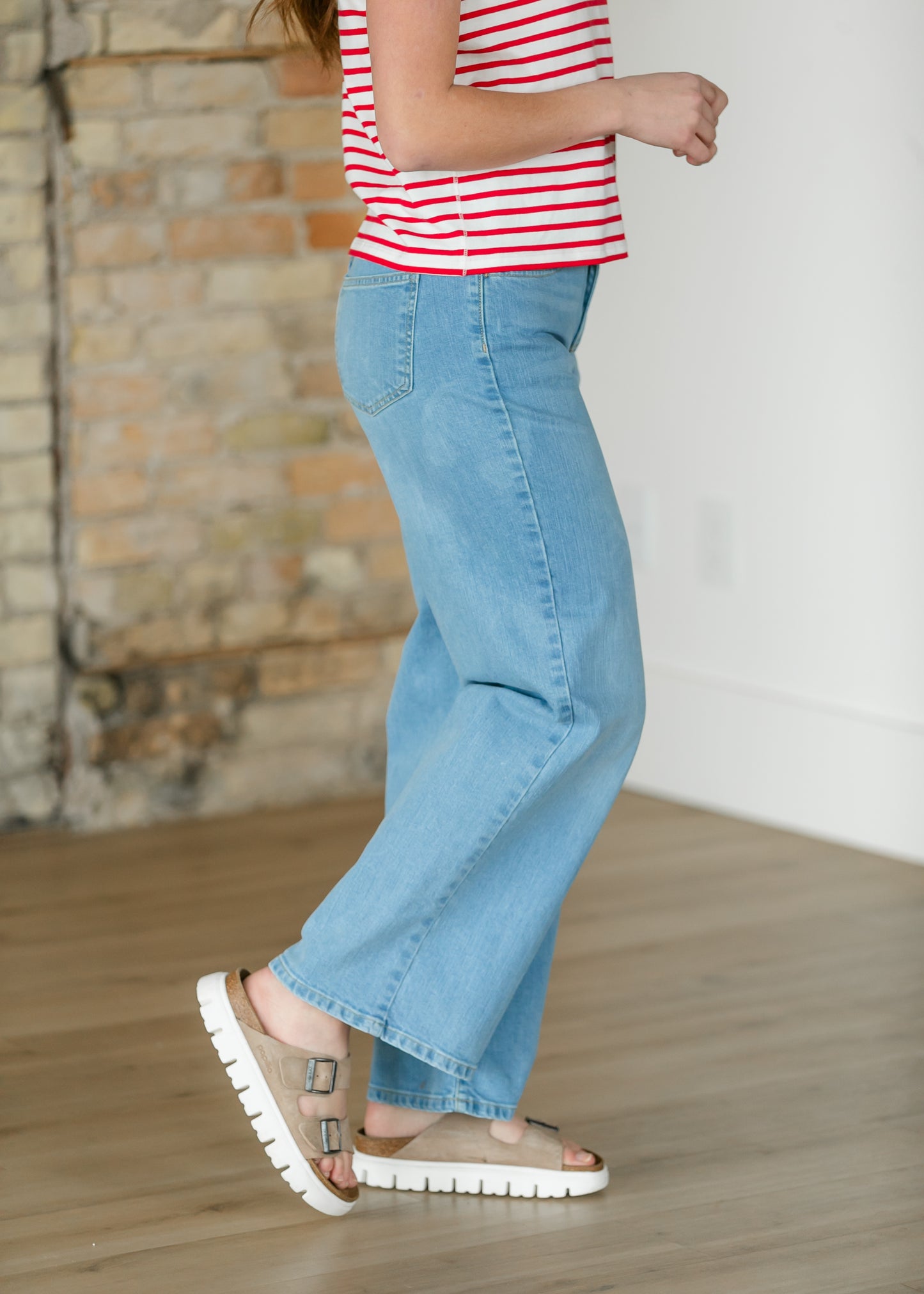Florence Light Wash Baggy Jean