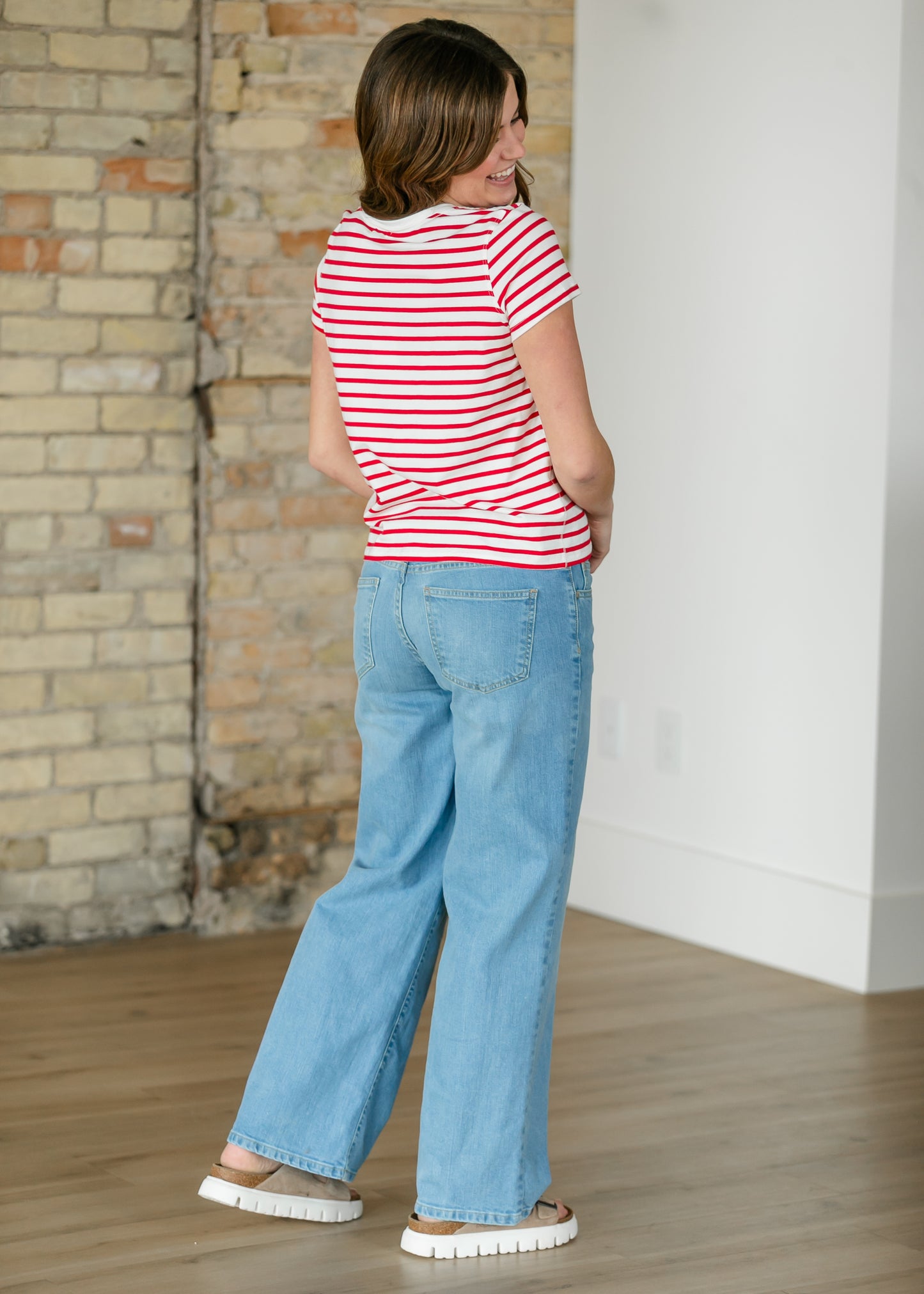 Florence Light Wash Baggy Jean