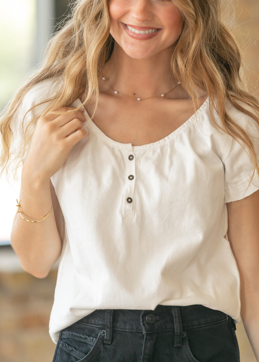 Free People® Ivory Issa Tee