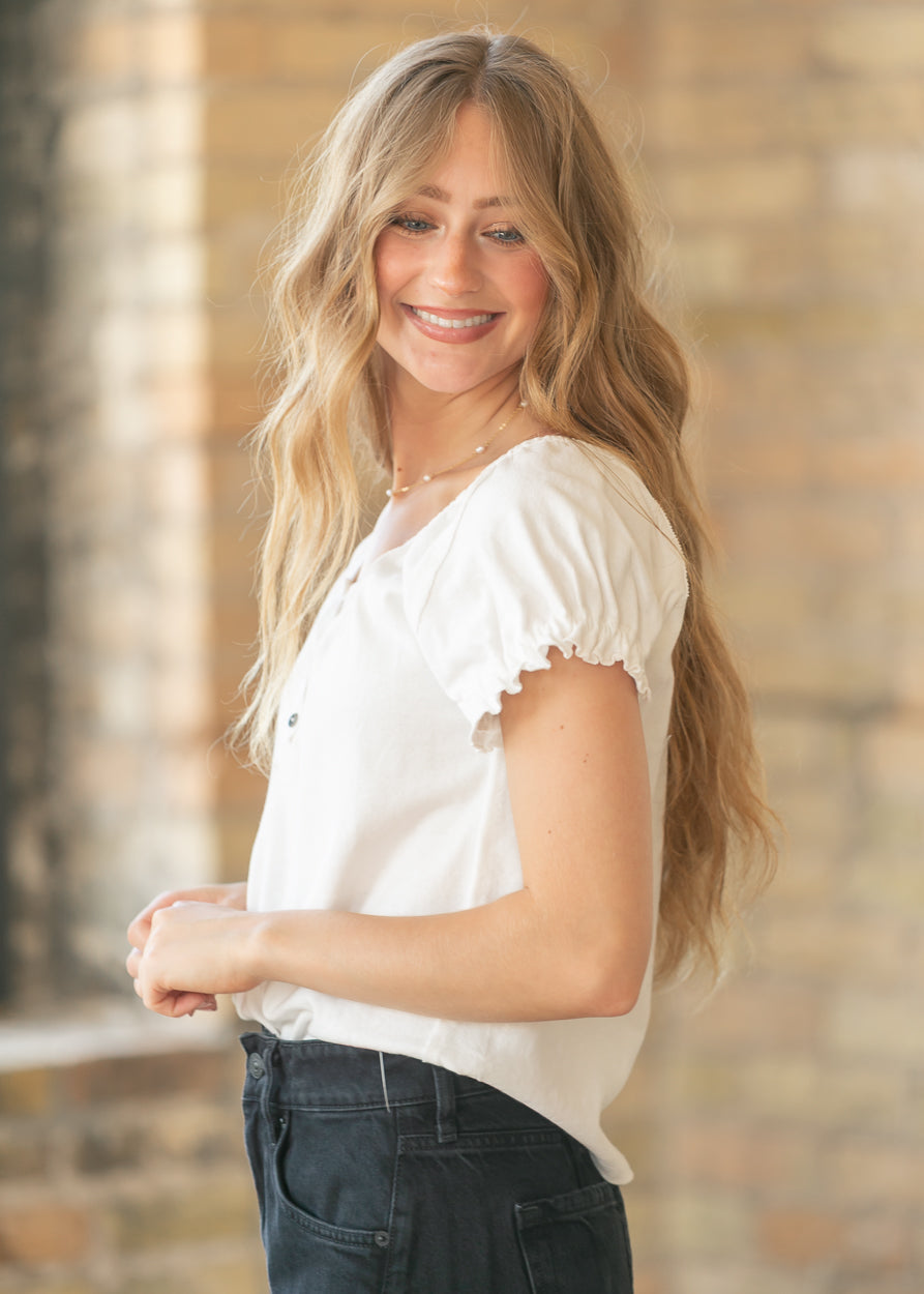 Free People® Ivory Issa Tee