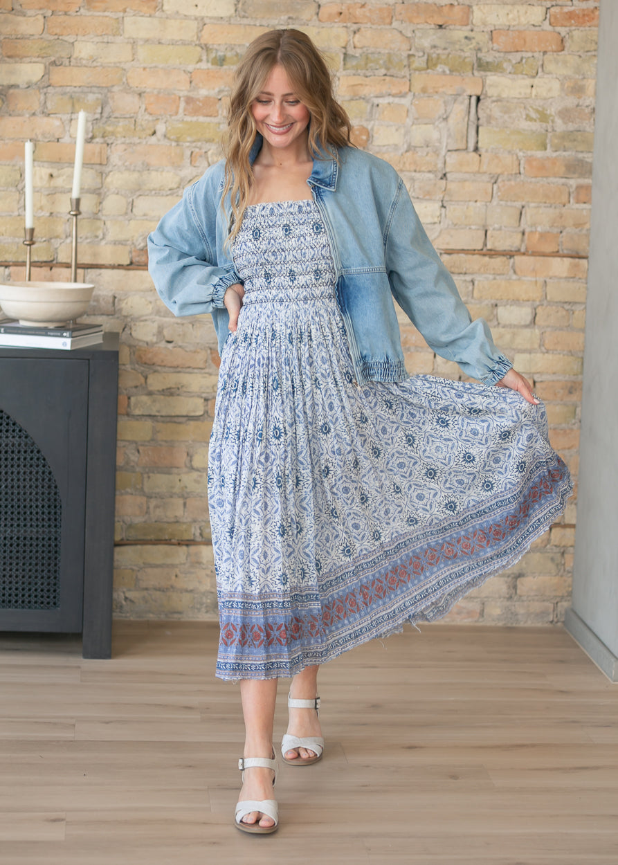 Free People® Ravenna Printed Maxi Skirt