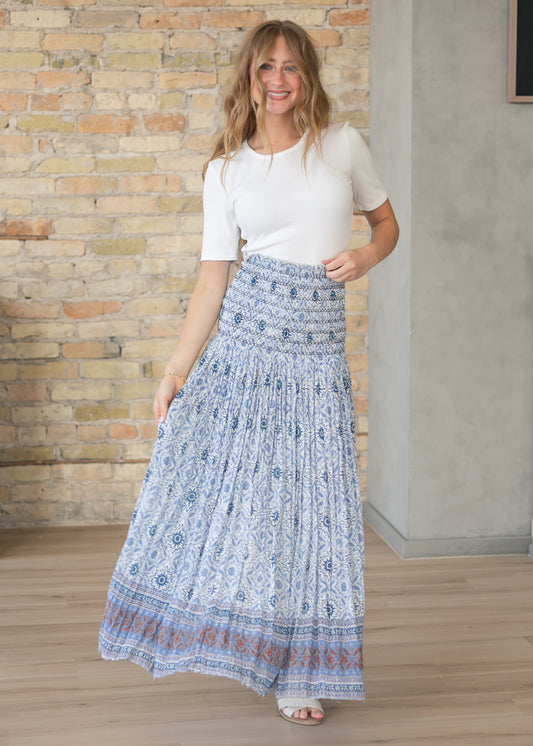 Free People® Ravenna Printed Maxi Skirt