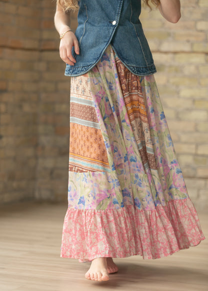 Free People® Santa Eulalia Printed Maxi Skirt