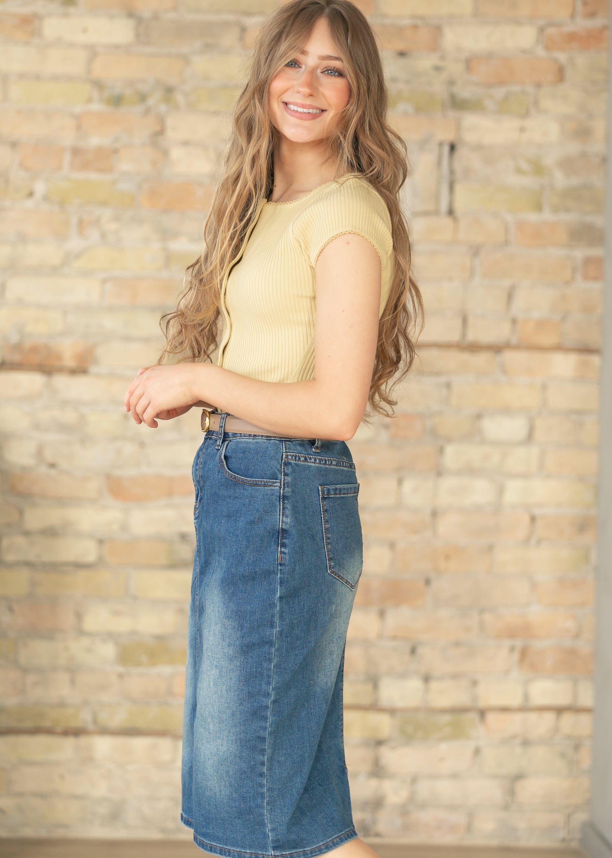 Free People® Yellow Most Wanted Cardi FF Layering Essentials