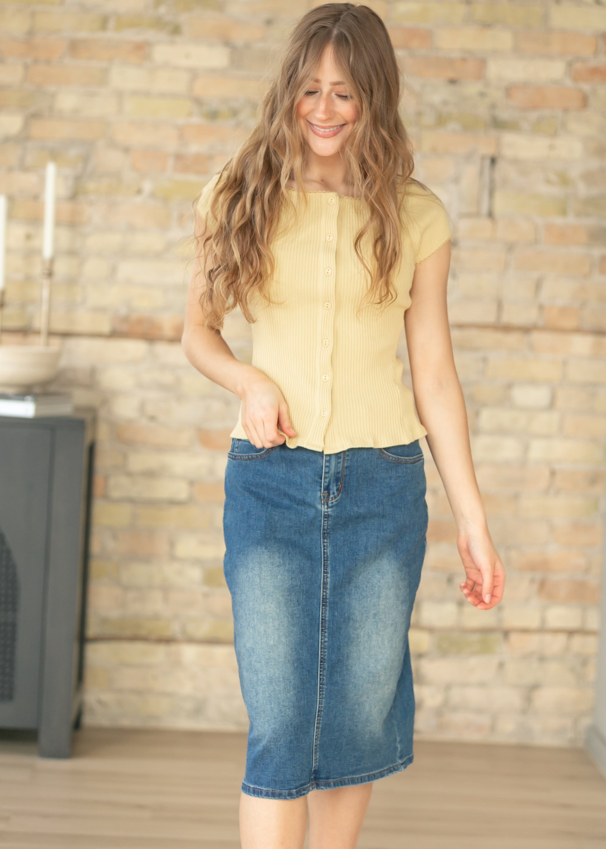 Free People® Yellow Most Wanted Cardi FF Layering Essentials