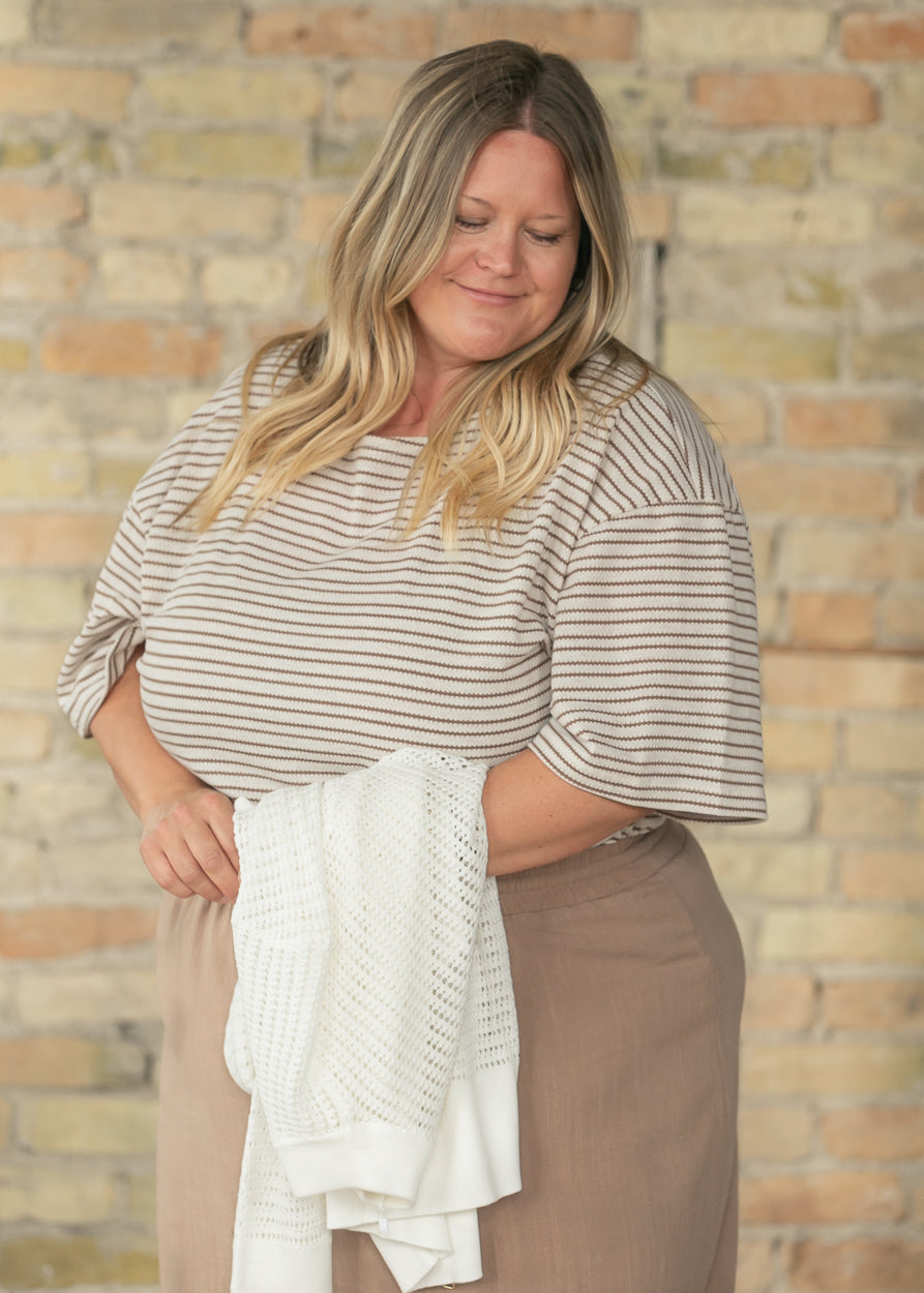 Elora Relaxed Knit Tee
