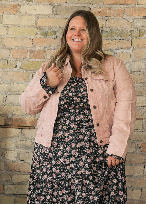 Shea Blush Lightweight Denim Jacket