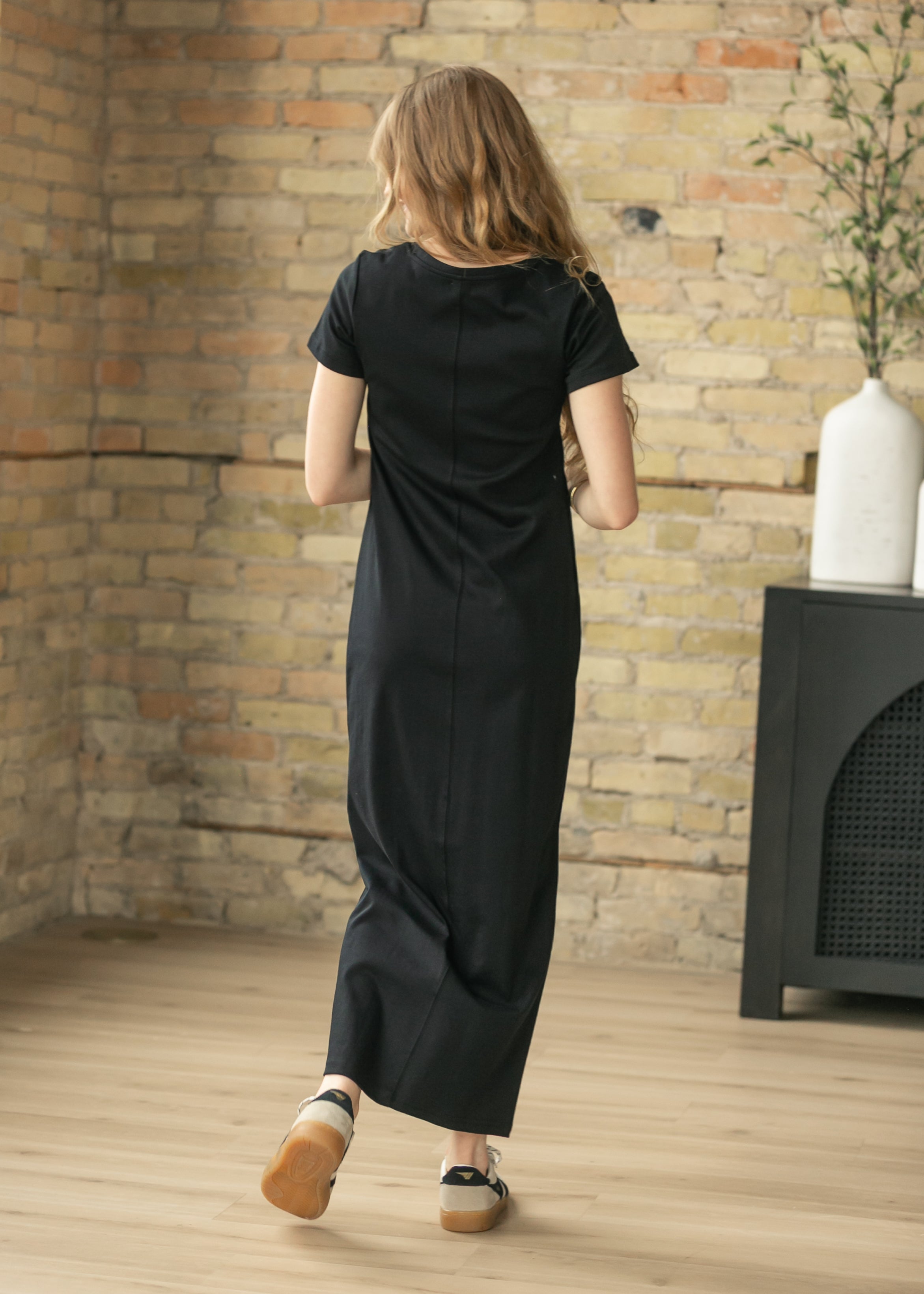 Jane Black T-shirt Maxi Dress, Large