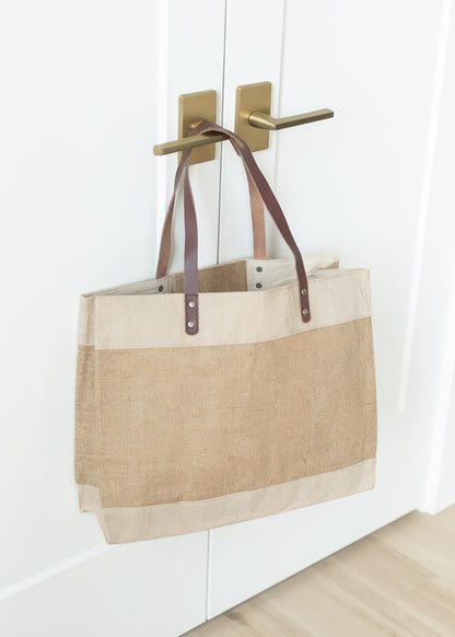 Jute Market Tote Bag