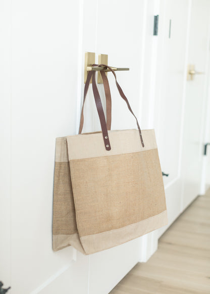 Jute Market Tote Bag