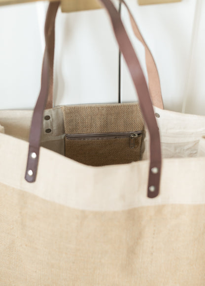 Jute Market Tote Bag
