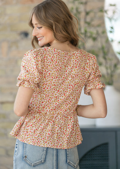 LIVERPOOL® Half Sleeve Square Neck Top
