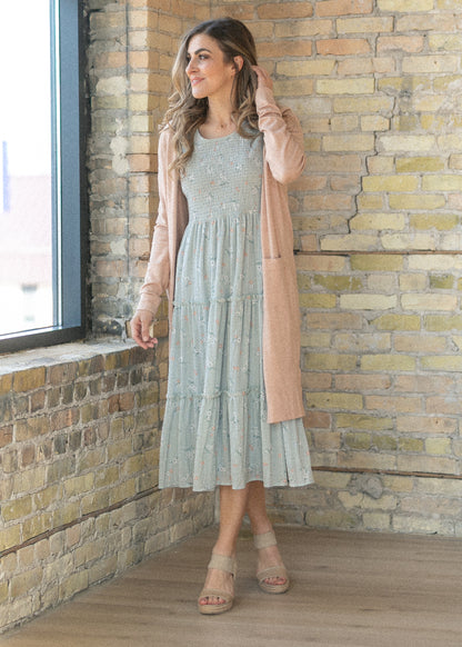 Essential Pink Long + Soft Cardigan