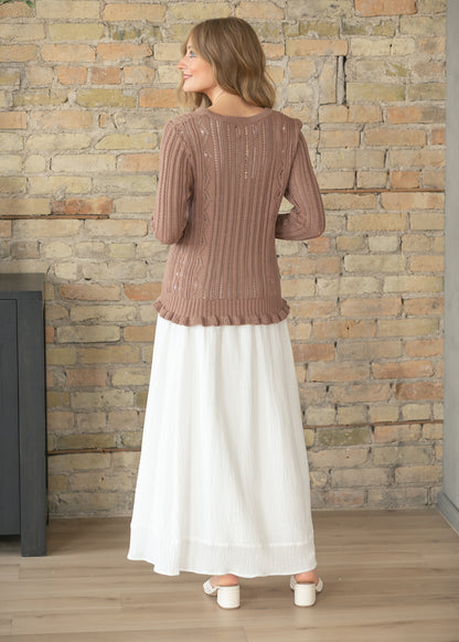 Kalani Cotton Gauze Maxi Skirt