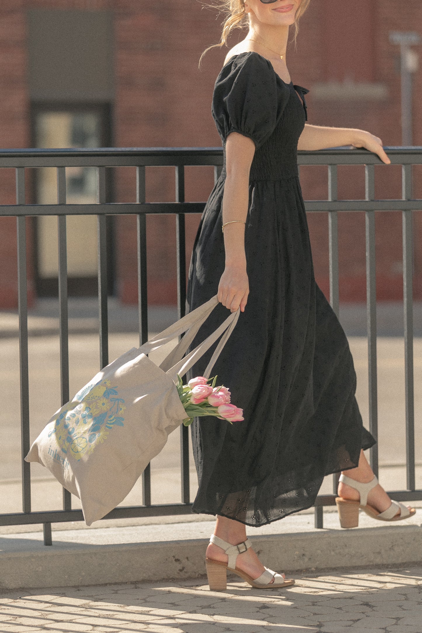 Rayna Black Eyelet Maxi Dress