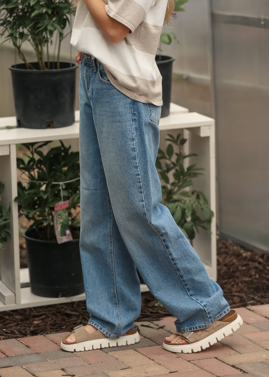 Relaxed Straight Leg Jeans