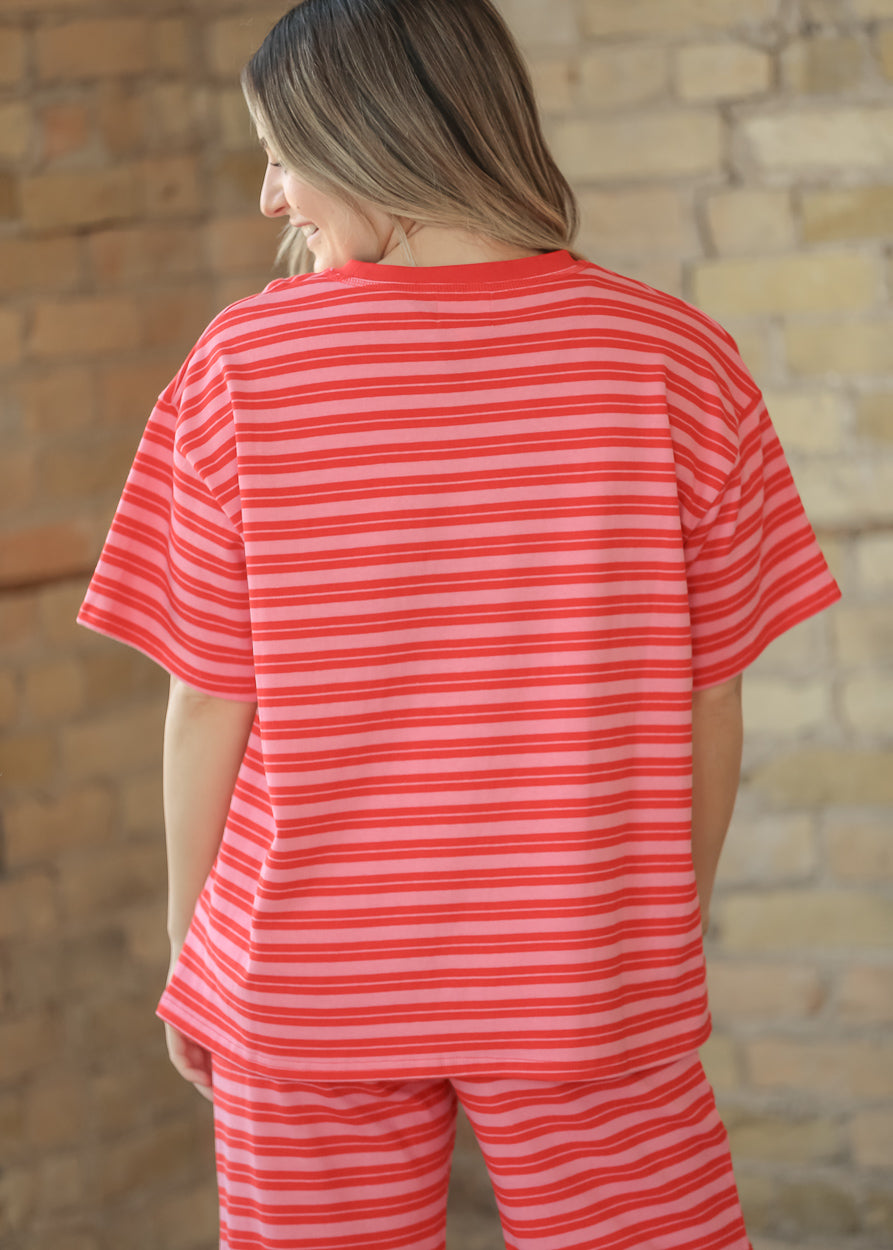 Things Between® Double Stripe Oversize Tee