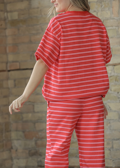 Things Between® Double Stripe Oversize Tee