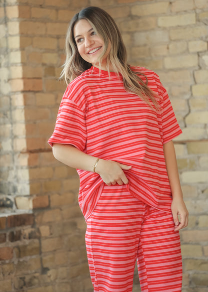 Things Between® Double Stripe Oversize Tee
