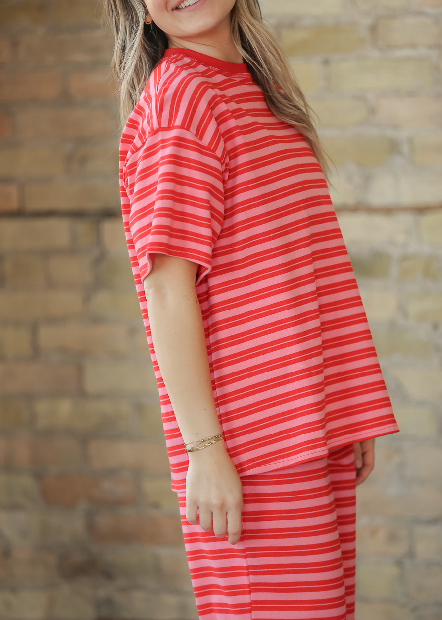 Things Between® Double Stripe Oversize Tee