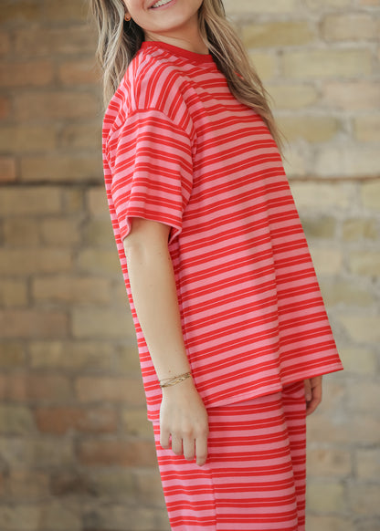 Things Between® Double Stripe Oversize Tee