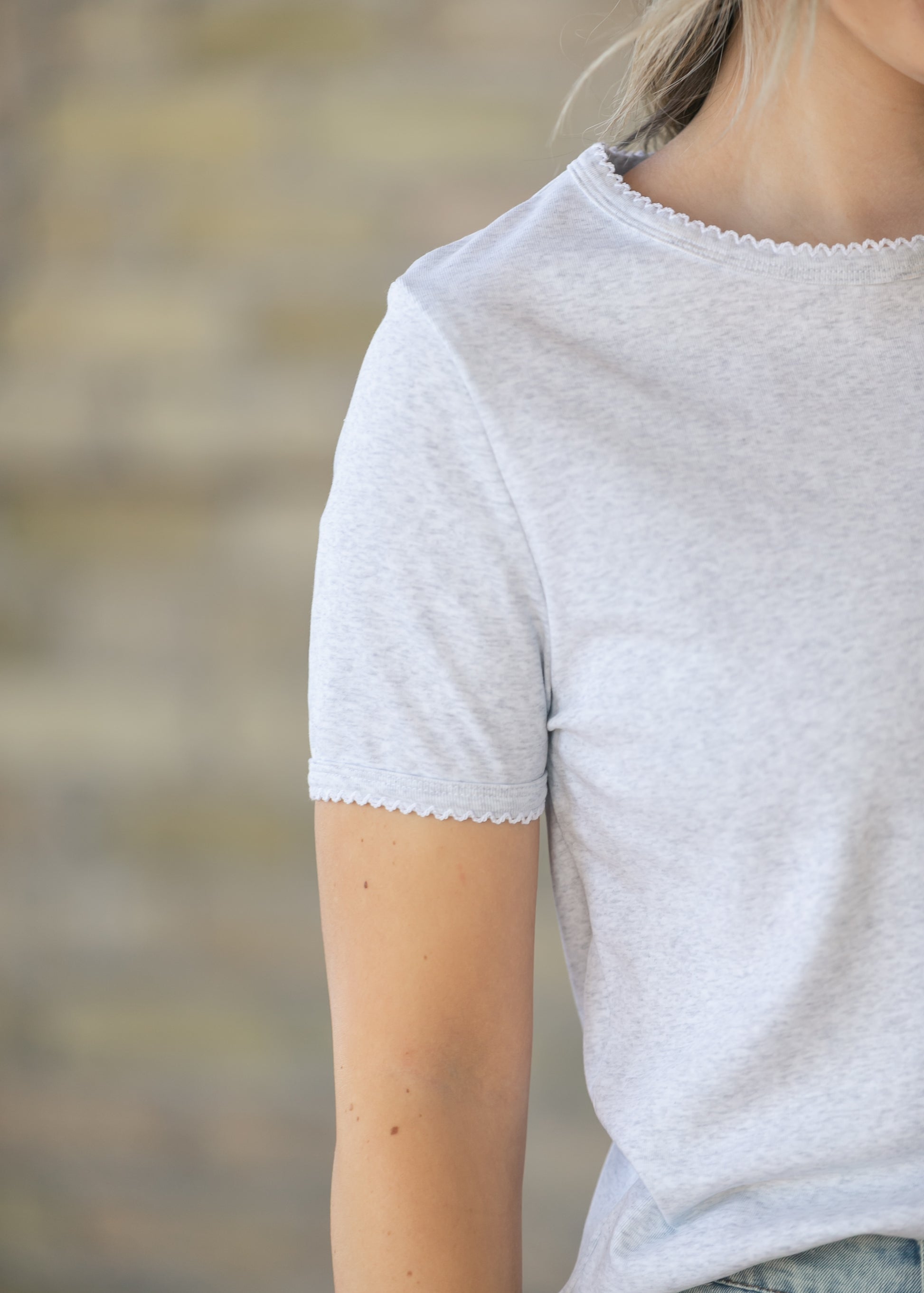 Things Between® Gray Stella Tee FF Tops