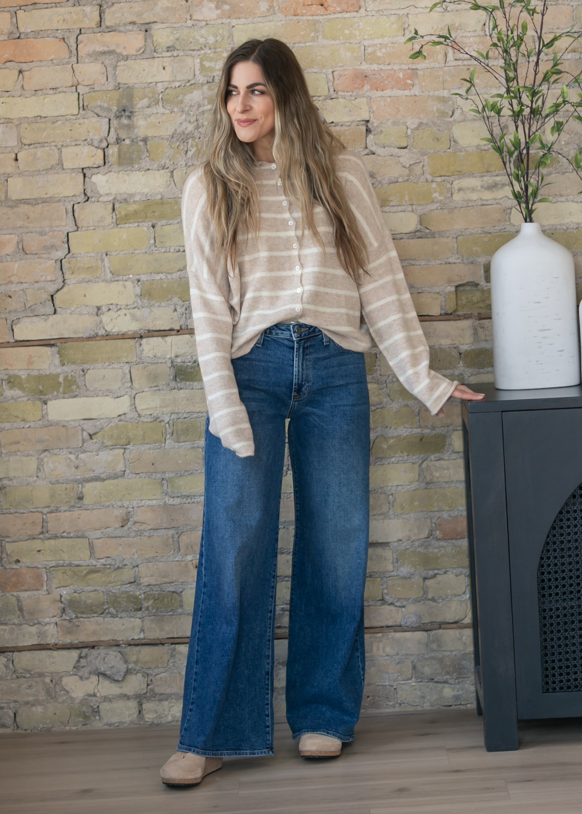 Things Between® Stripe Piper Cardigan FF Layering Essentials