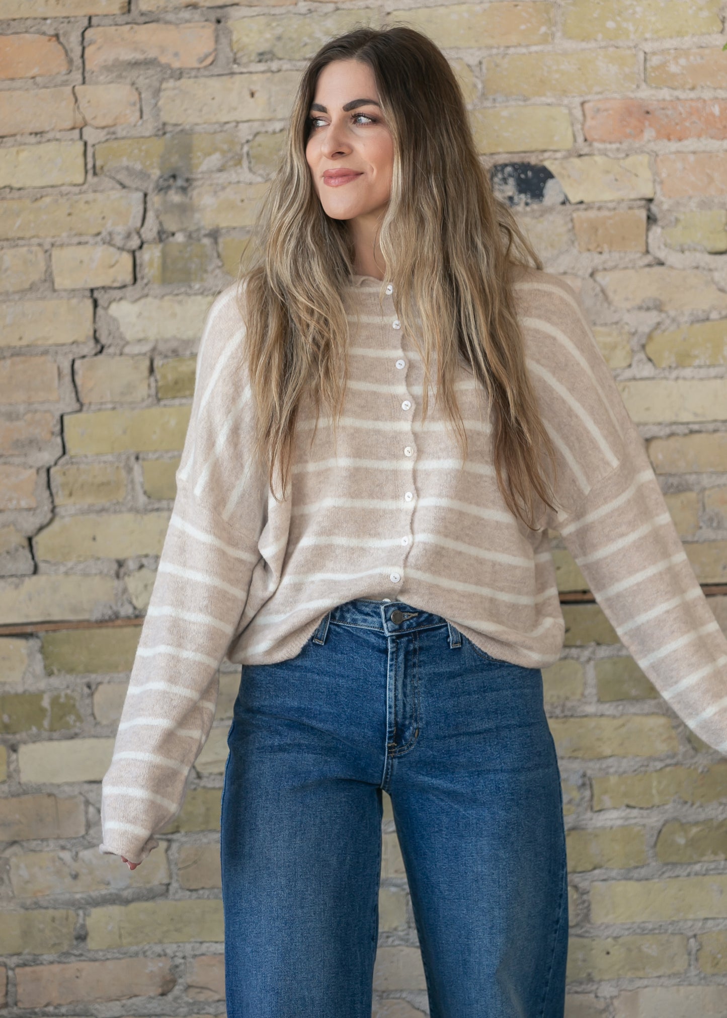 Things Between® Stripe Piper Cardigan FF Layering Essentials