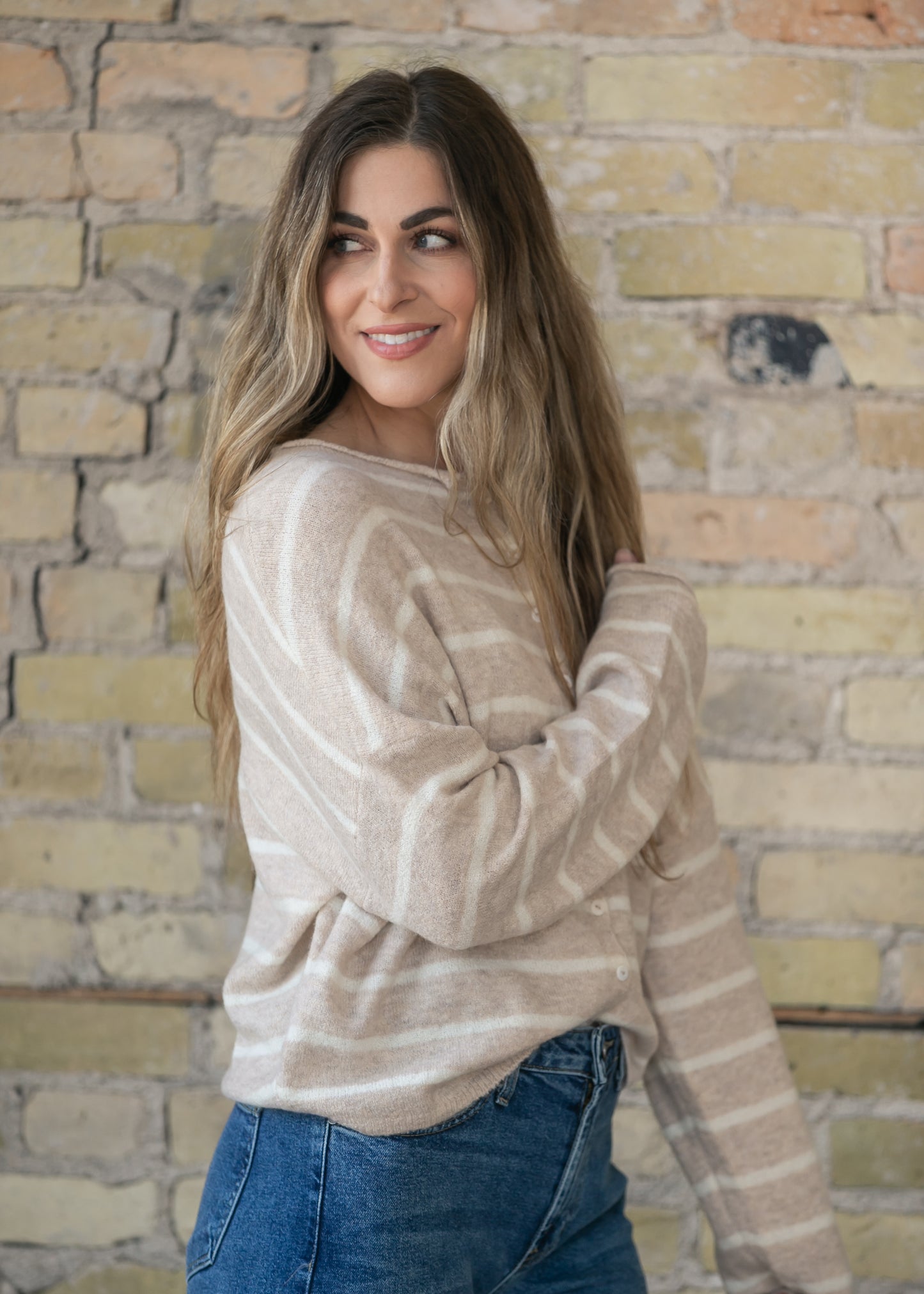 Things Between® Stripe Piper Cardigan FF Layering Essentials