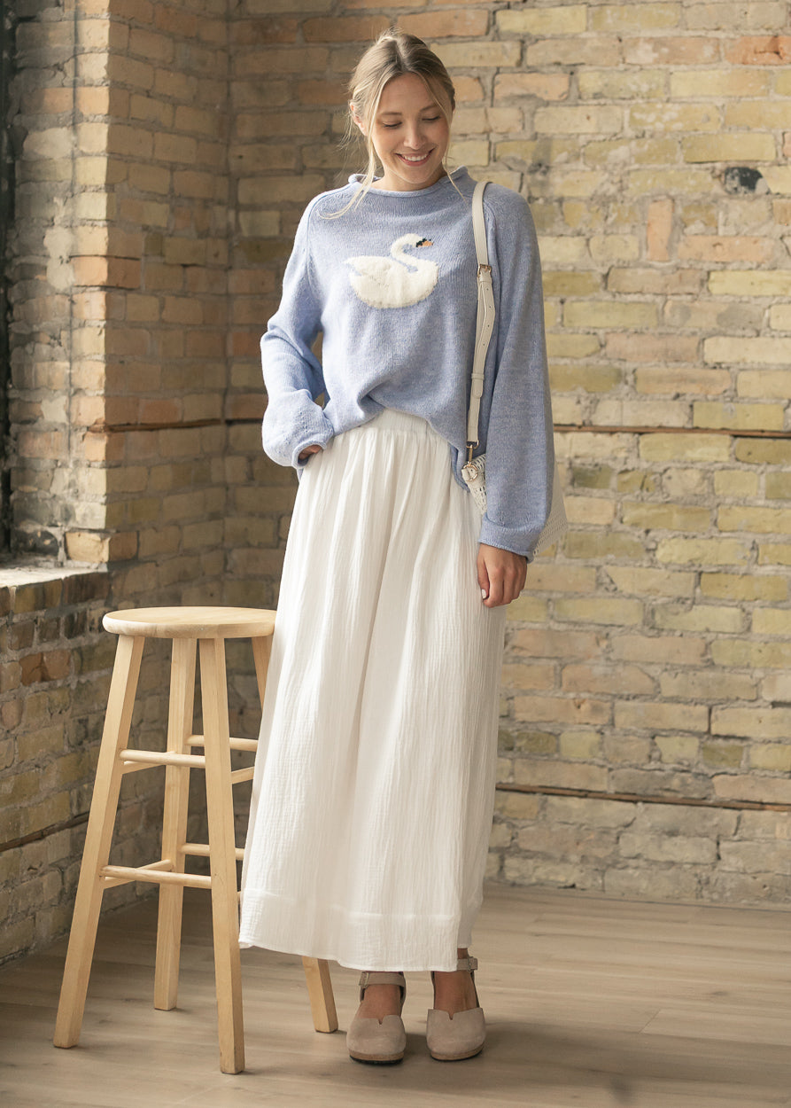 Kalani Cotton Gauze Maxi Skirt