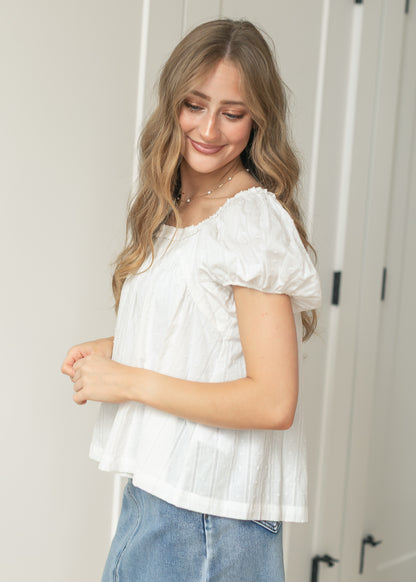 Things Between® Ruffle Detail Top