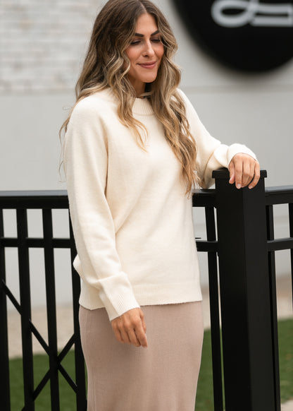 Clara Ivory Raglan Sweater