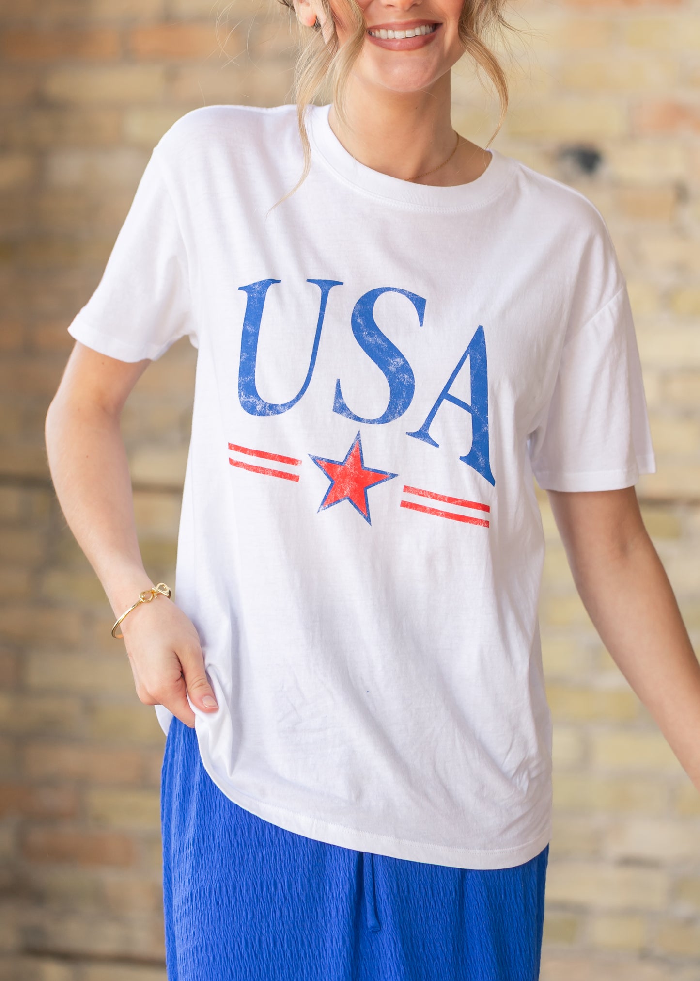 Z Supply® USA Star Boyfriend Tee