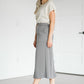 A-line Knit Midi Skirt Skirts